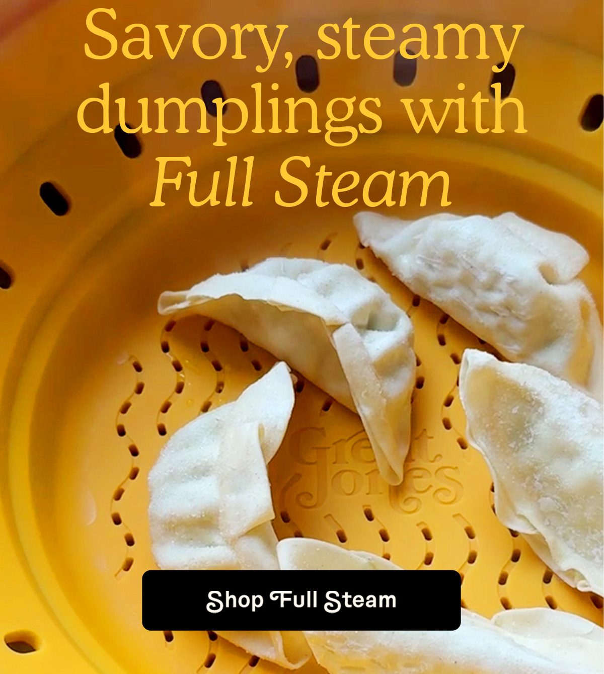 Savory, steamy, dumplings with Full Steam