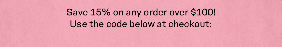 Flash Sale! 15% OFF Sitewide!