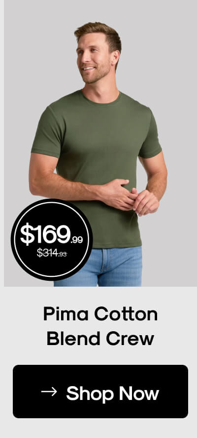 Pima Cotton Blend Crew