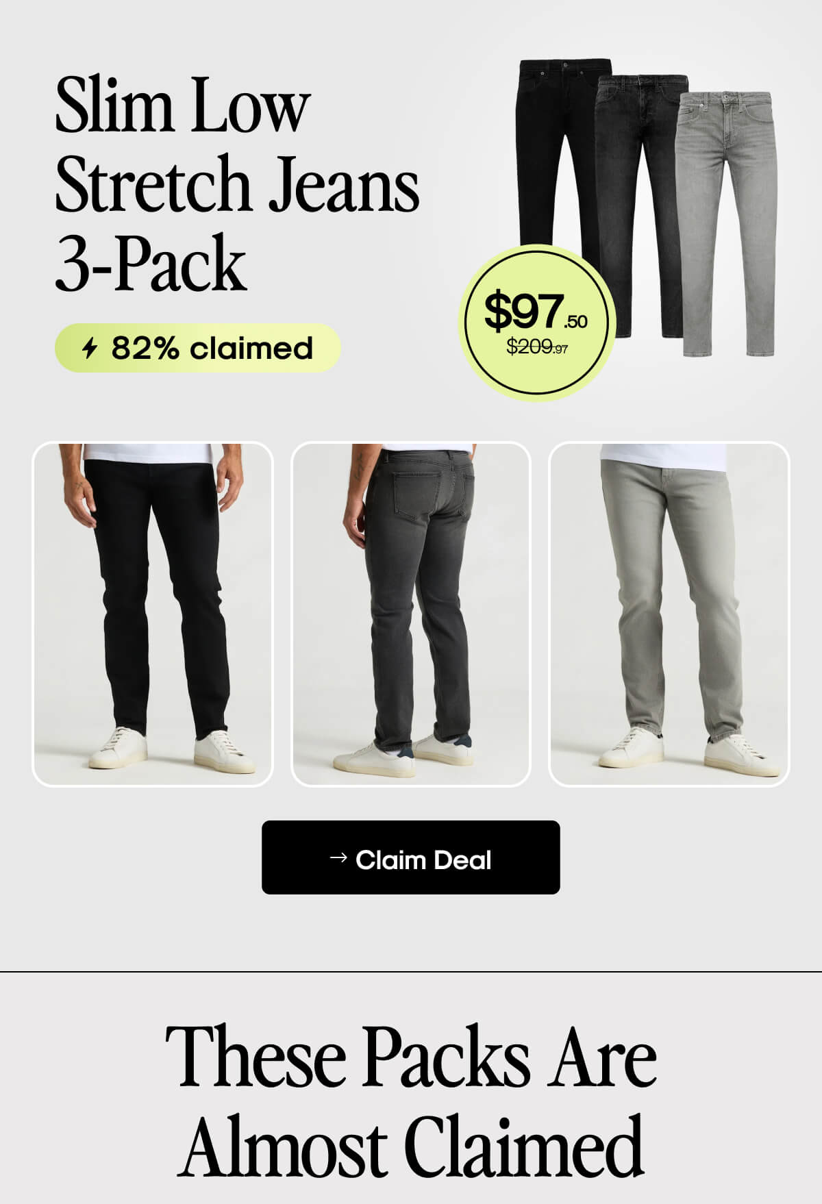 Slim Low Stretch Jeans