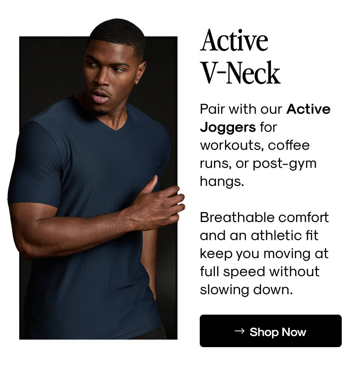 Active V-neck