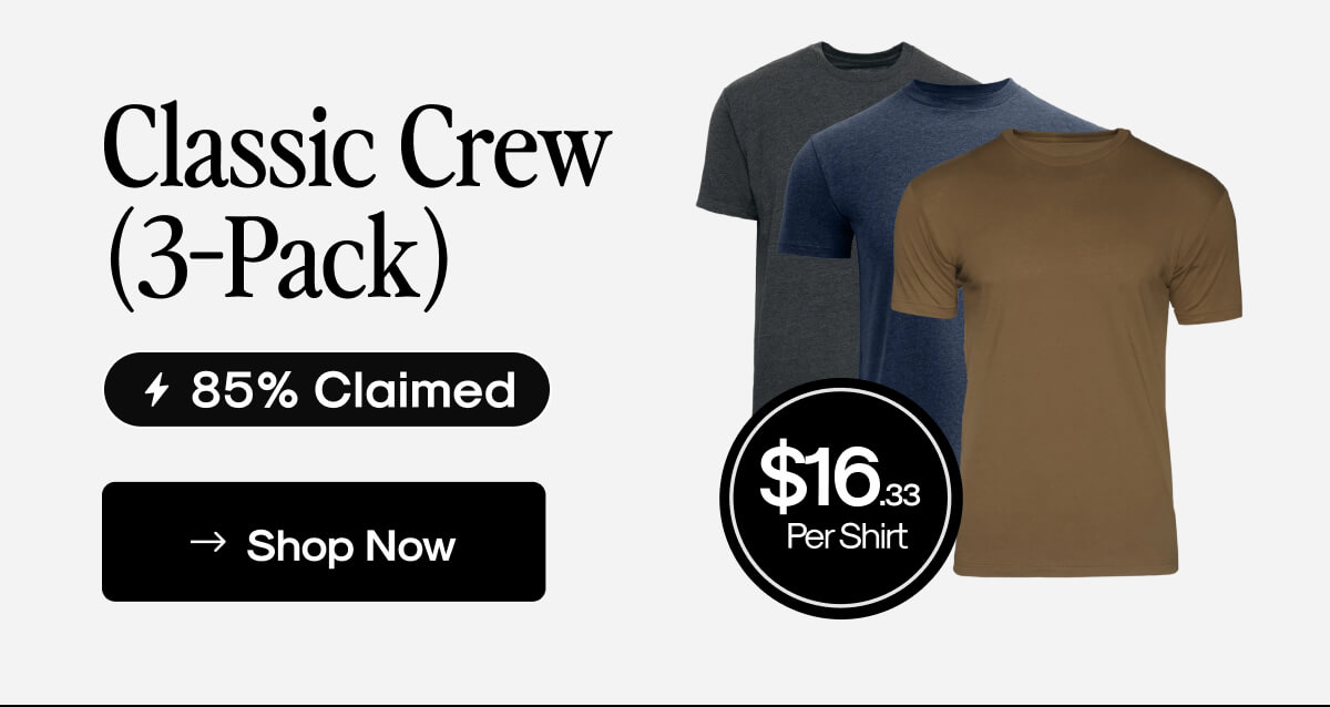 Classic Crew 3-Pack
