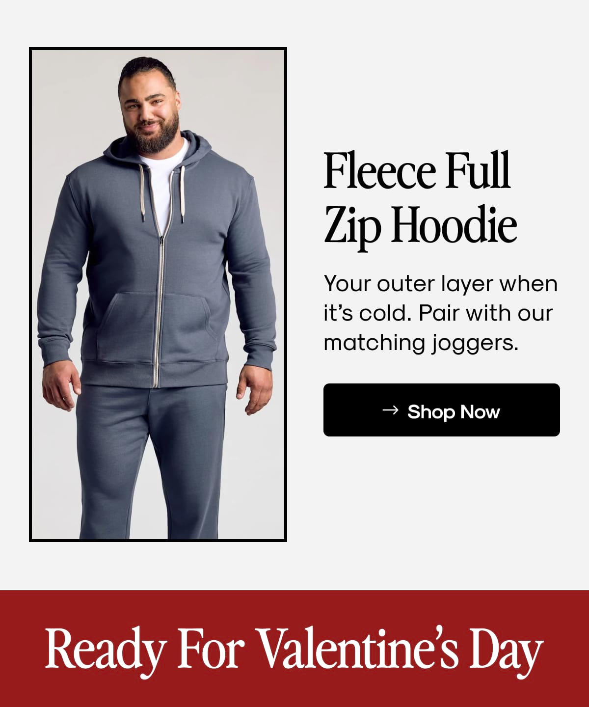 Fleece Full Zip Hoodie