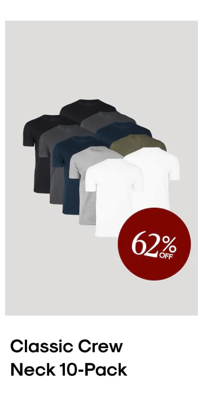 Classic Crew Neck (10‑Pack)