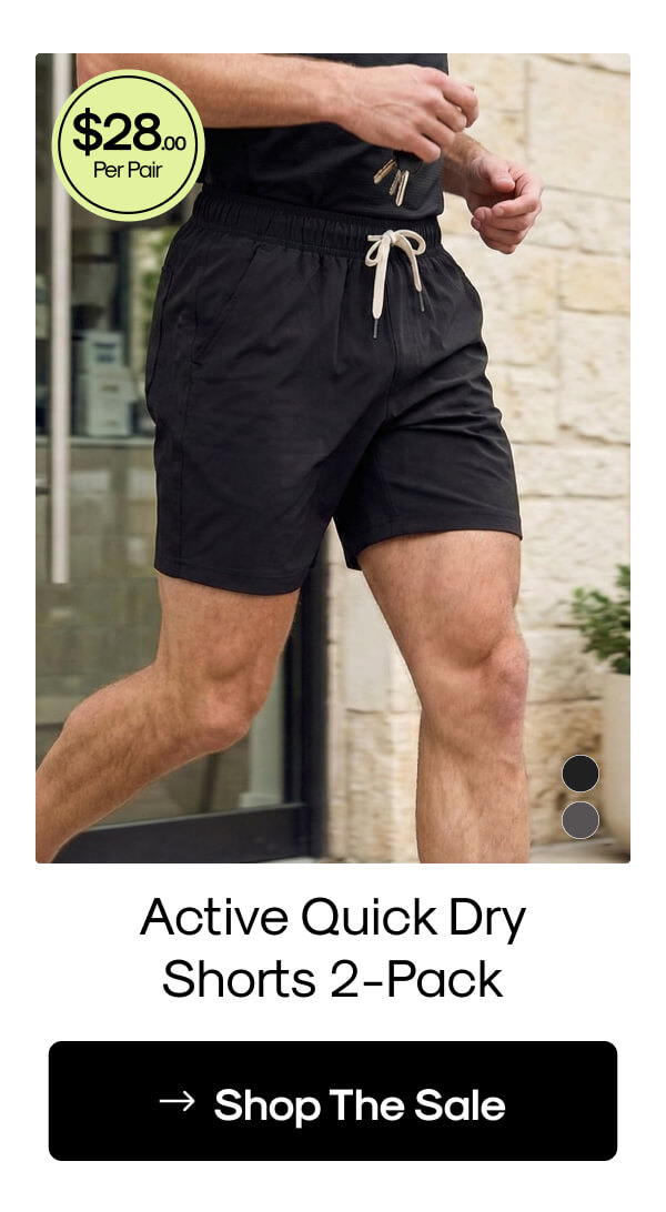 Active Quick Dry Shorts