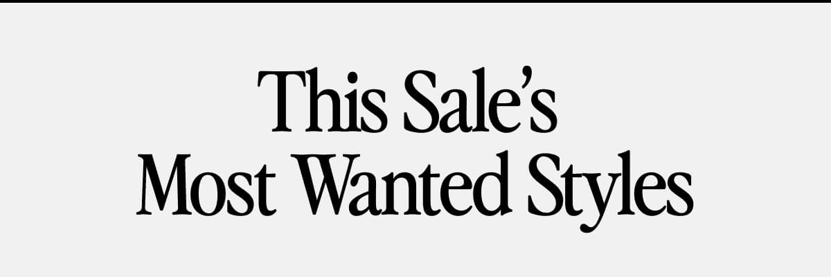 This Sale's Most Wanted Packs