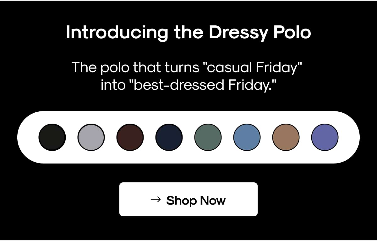 Introducing the Dressy Polo