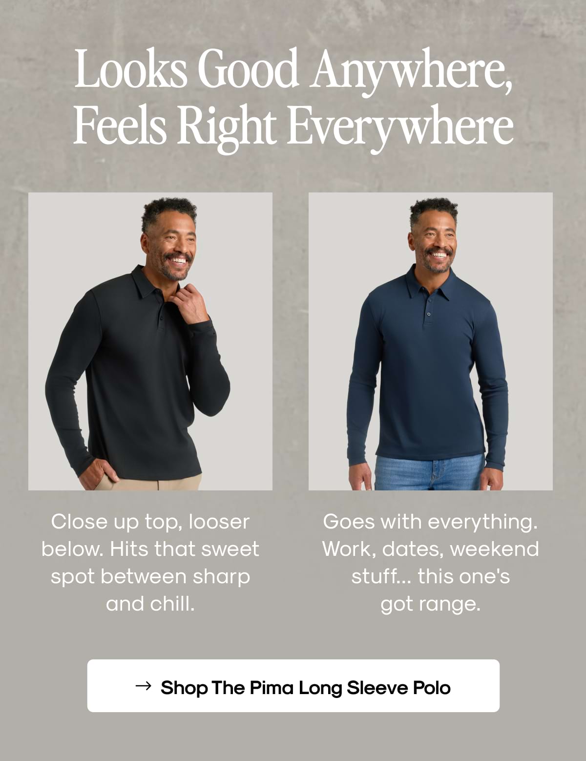 Shop The Pima Long Sleeve Polo