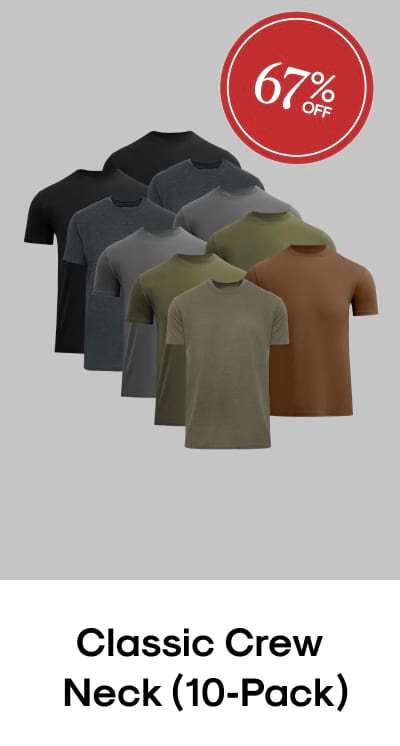 Classic Crew Neck (10‑Pack)