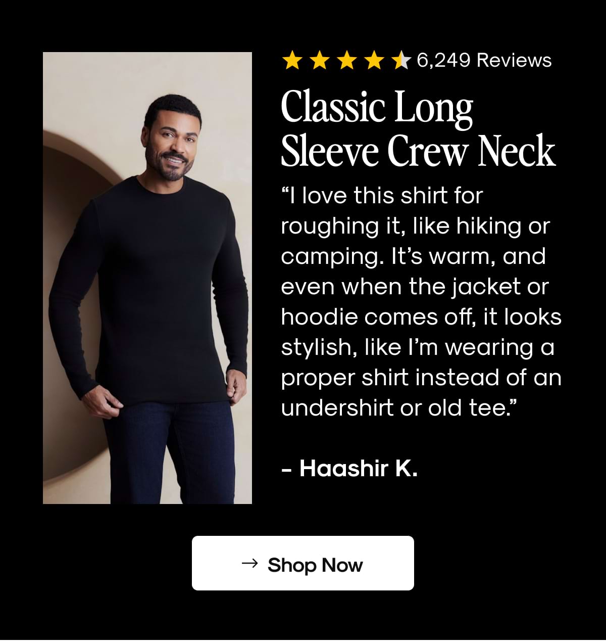 Classic Long Sleeve Crew Neck