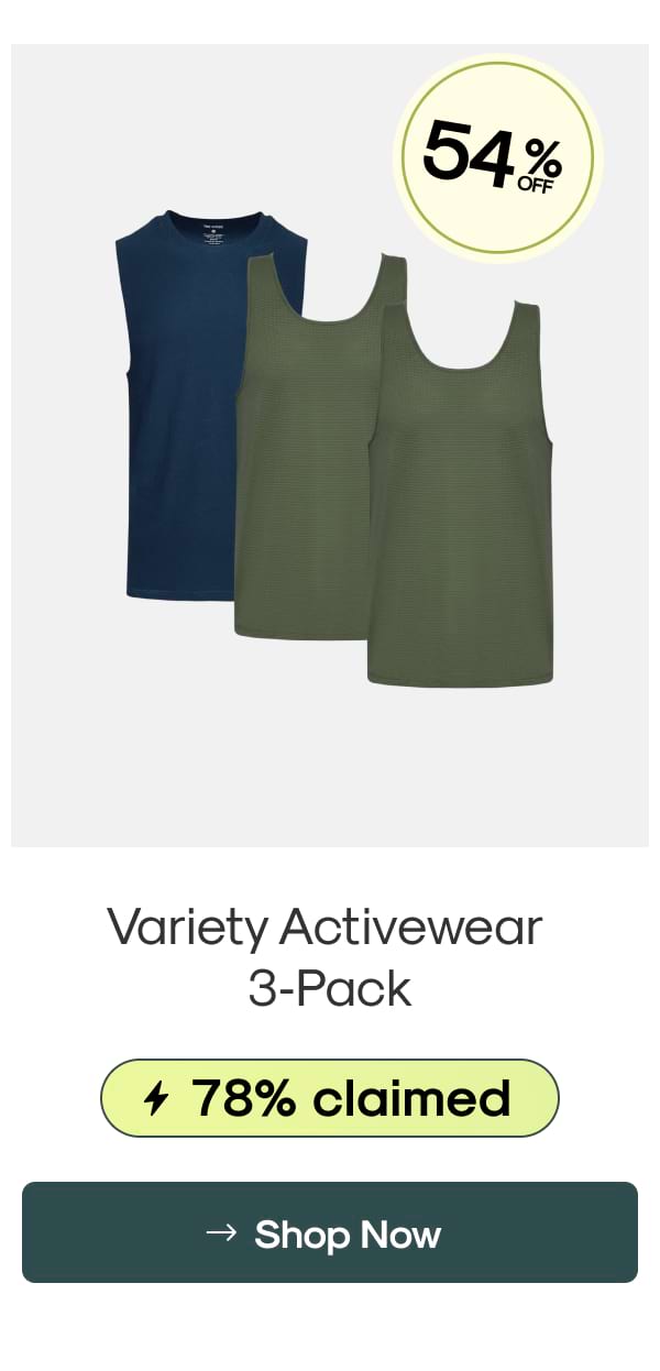 Variety Activewear  3‑Pack