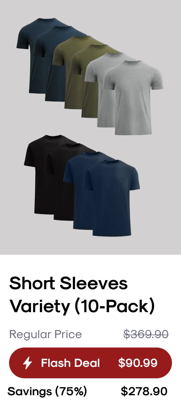 Short Sleeves Variety 10-Pack