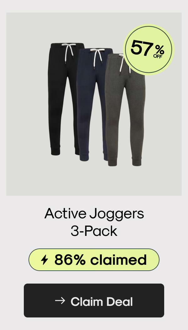 Active Joggers 3-Pack