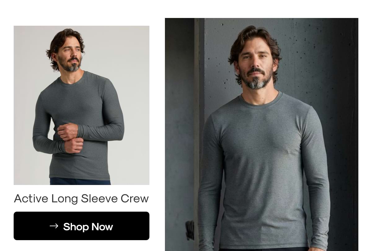 Active Long Sleeve Crew