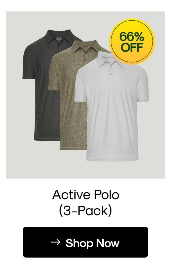 Active Polo (3-Pack)