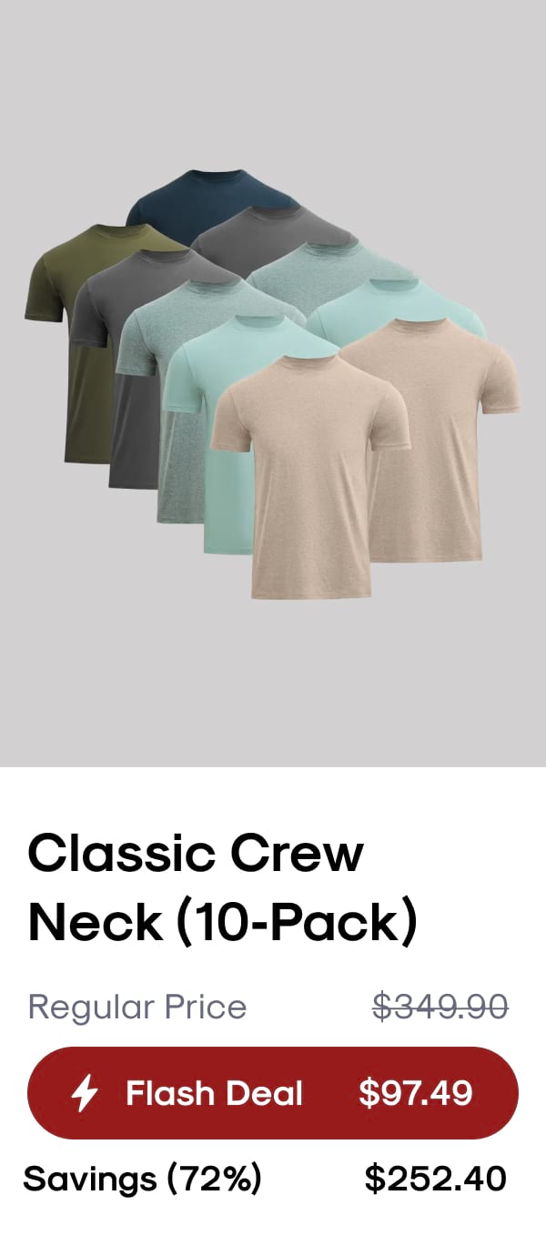 Classic Crew Neck (10‑Pack)