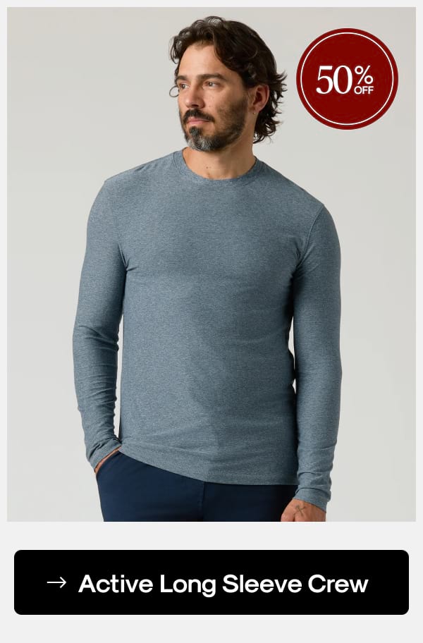 Active Long Sleeve Crew