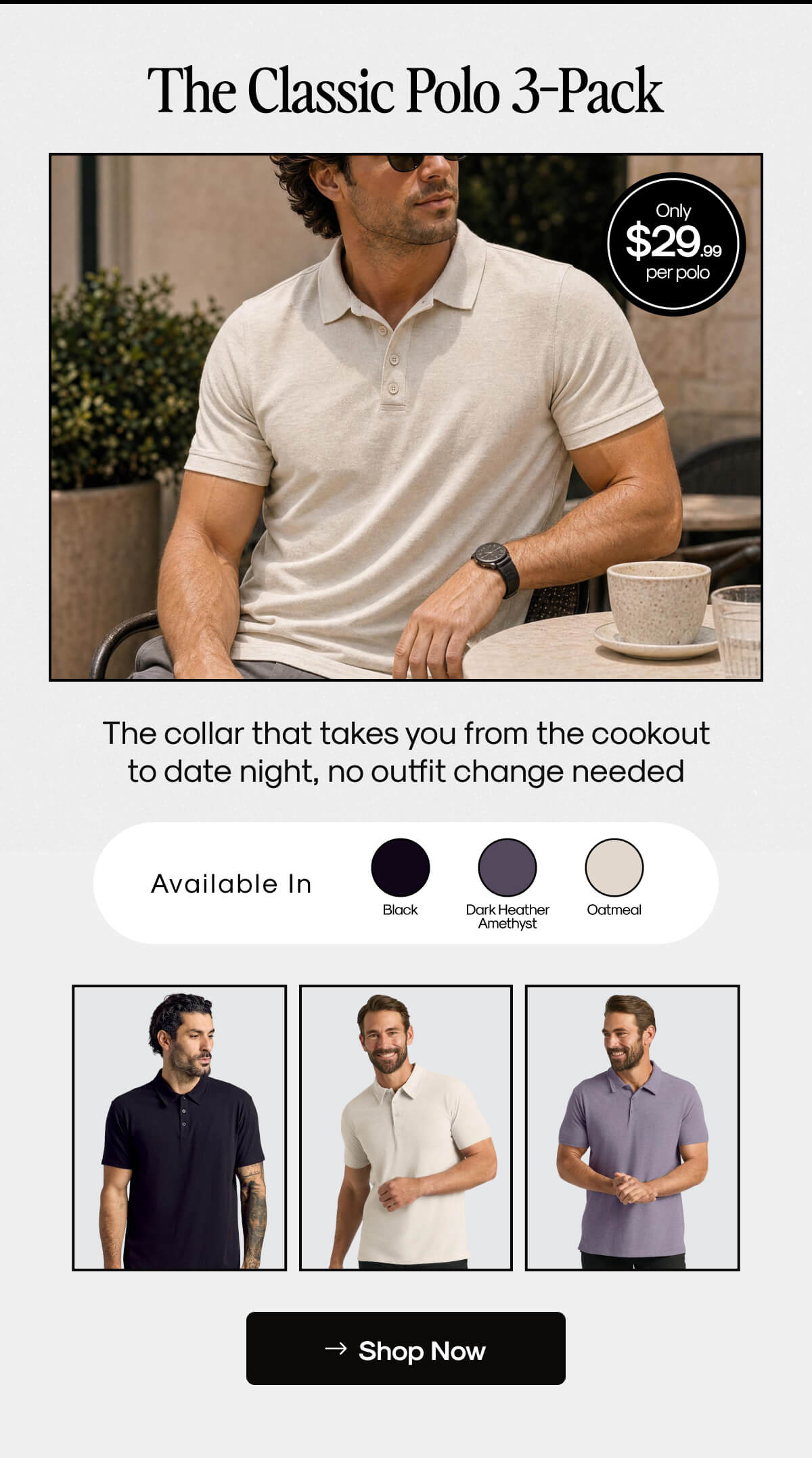 The Classic Polo 3-Pack