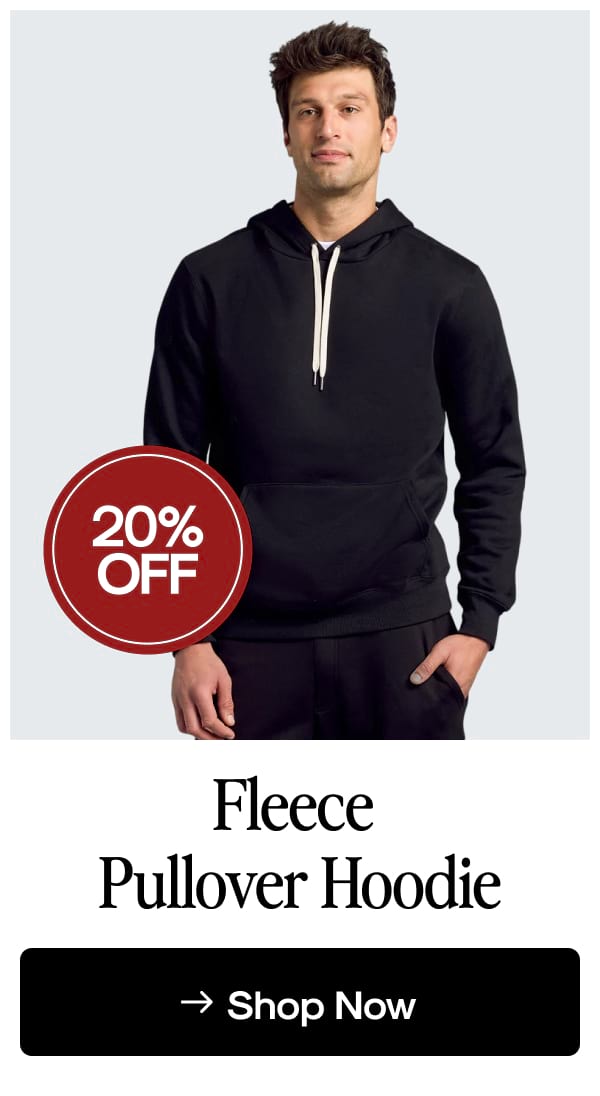 Fleece Pullover Hoodie