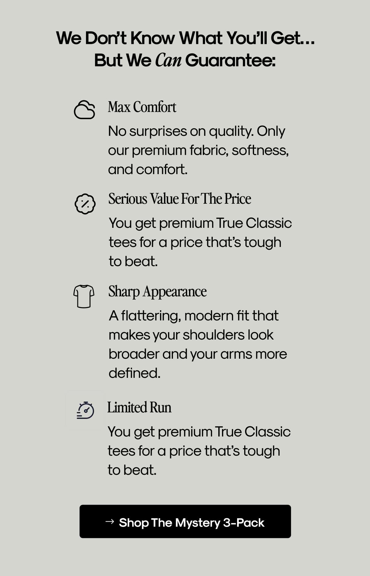 Shop The Mystery 3-pack