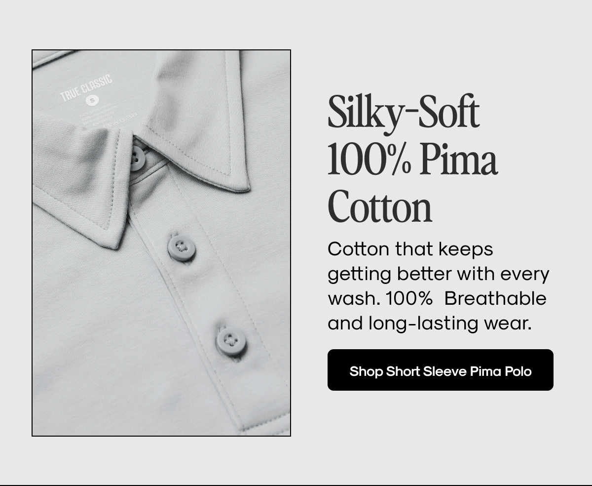 Shop Short Sleeve Pima Polo