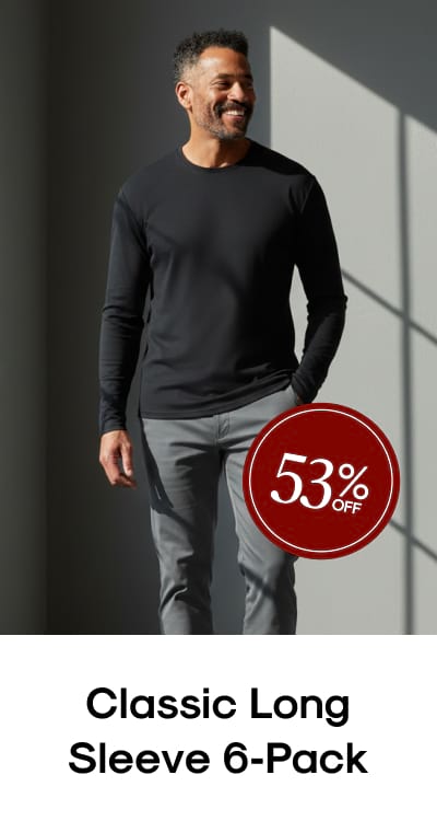 Classic Long Sleeve 6‑Pack