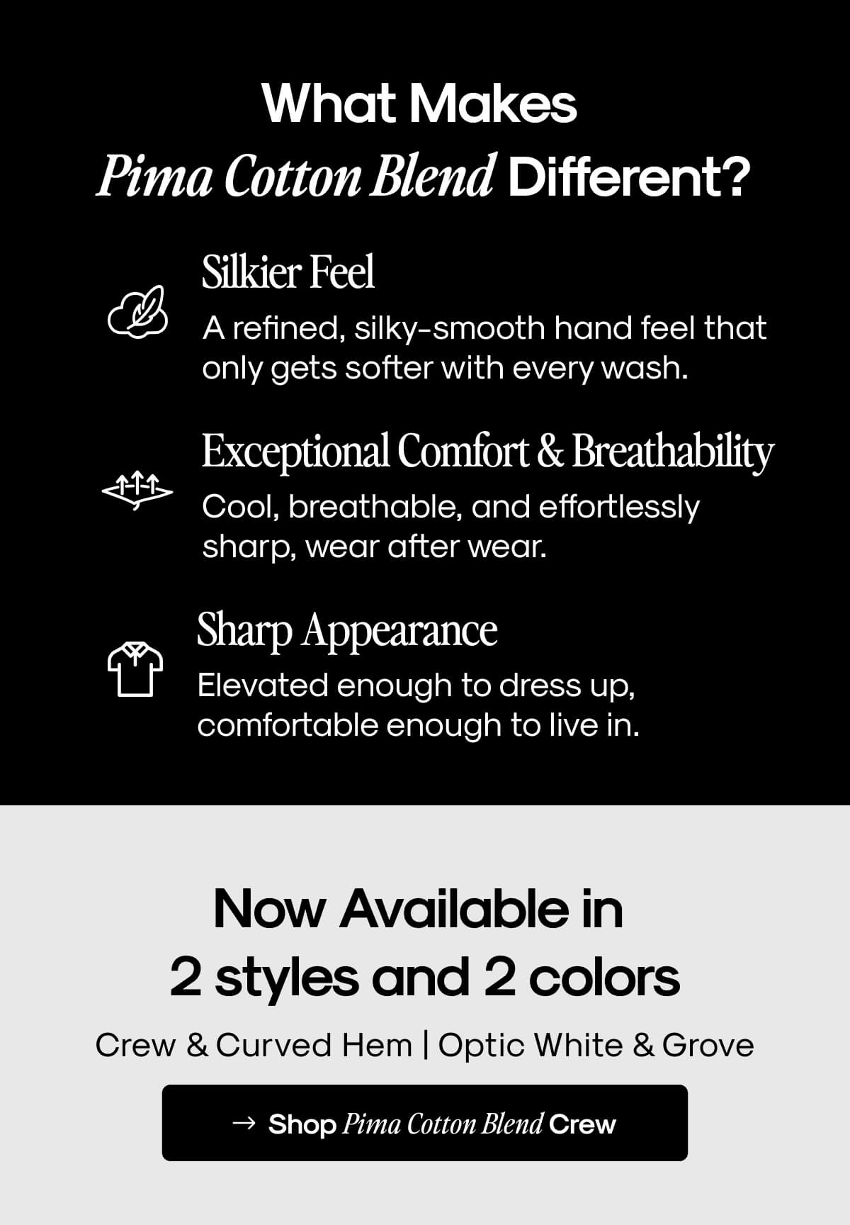 Shop Pima Cotton Blend