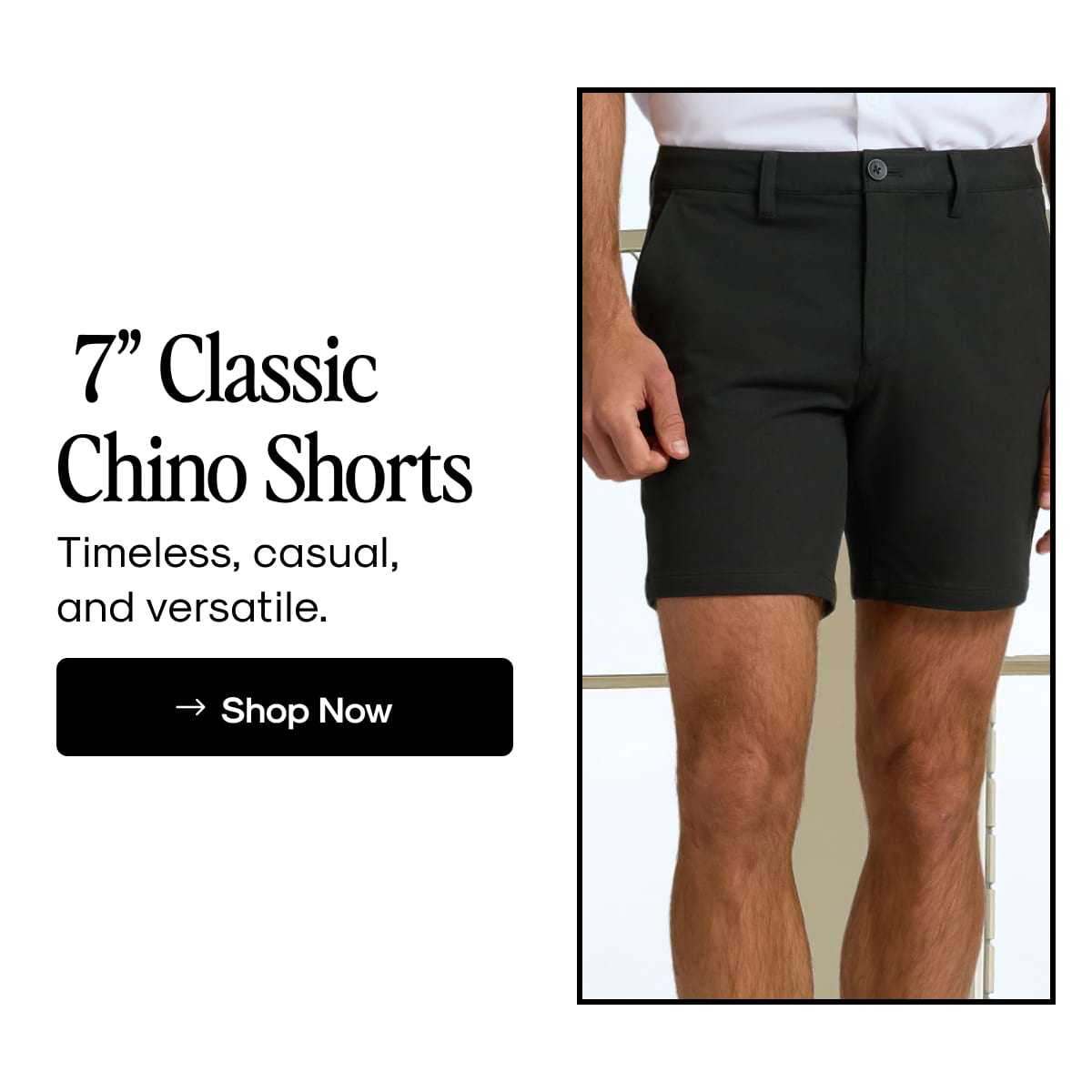 7" Classic Chino Shorts