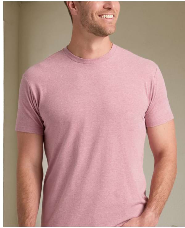 Classic Crew Light Heather Boysenberry