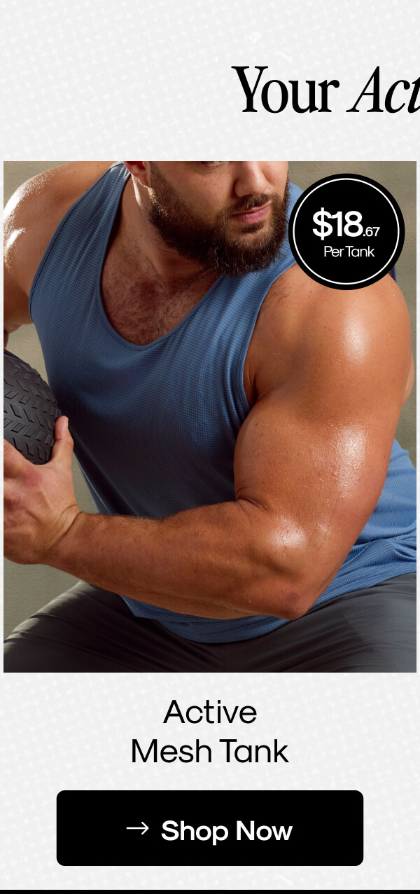 Active Mesh Tank