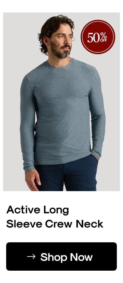 Active Long Sleeve Crew Neck