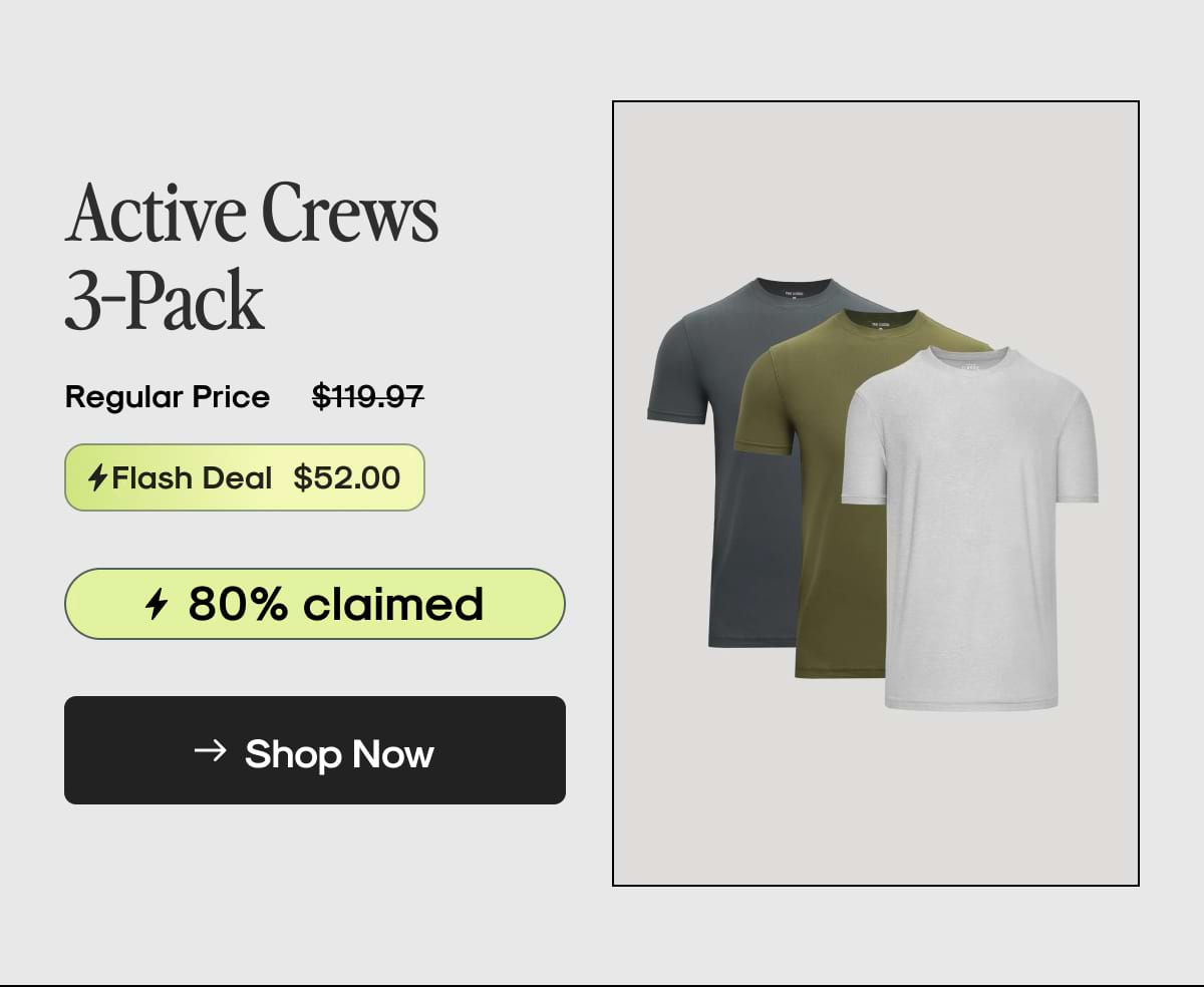 Active Crews 3-Pack