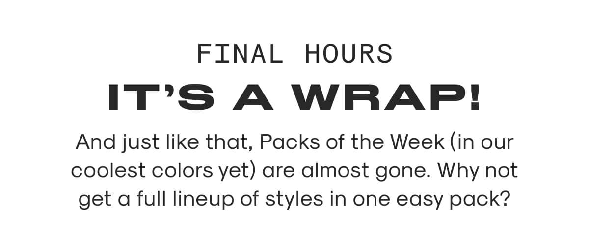 exclusive pack of the week