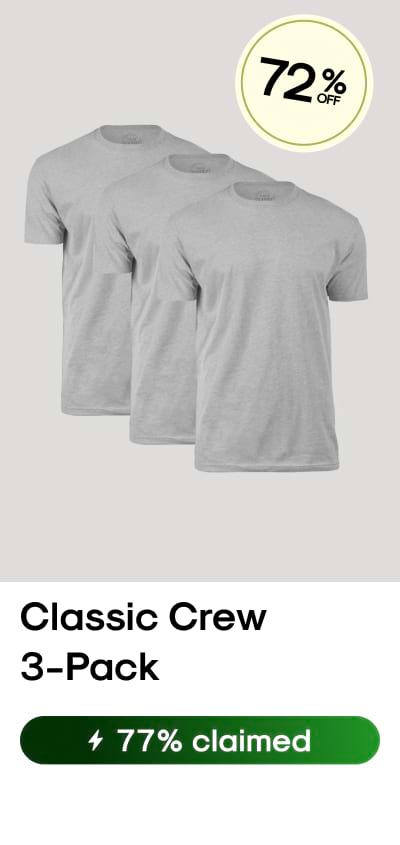 Classic Crews 3-Pack