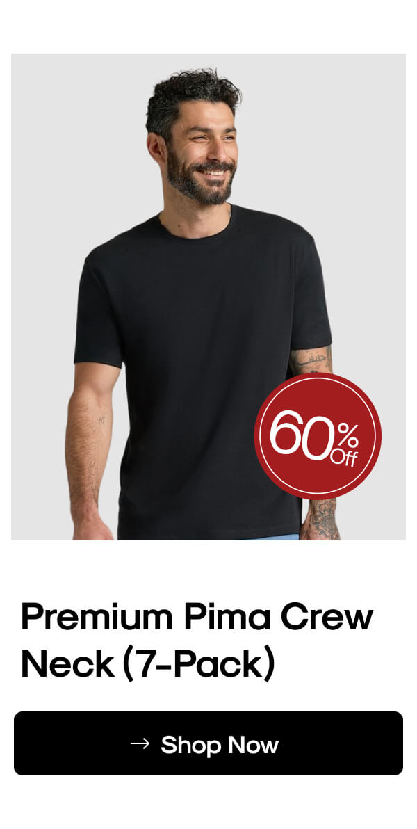 Premium Pima Crew Neck (7-Pack)