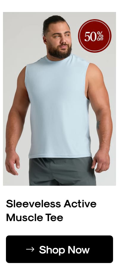 Sleeveless Active Muscle Tee