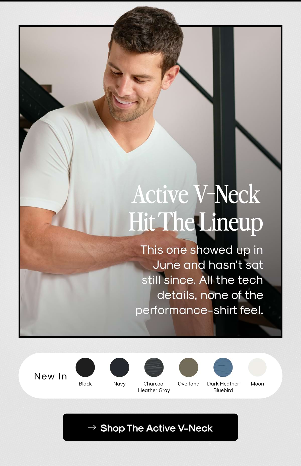 Active V-Neck Hit The Lineup