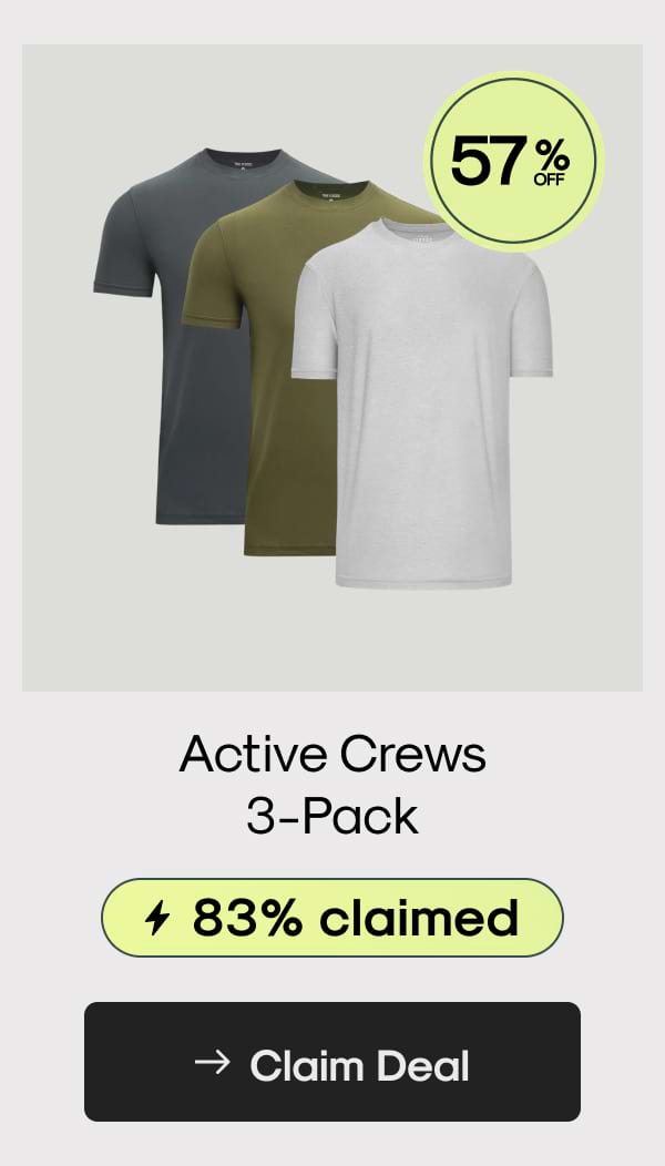 Active Crews 3-Pack