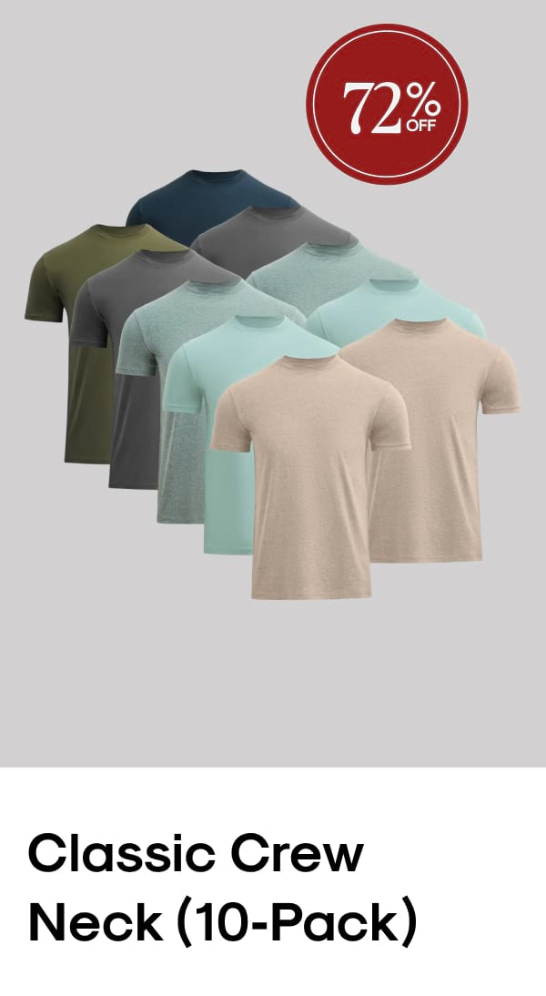 Classic Crew Neck (10‑Pack)