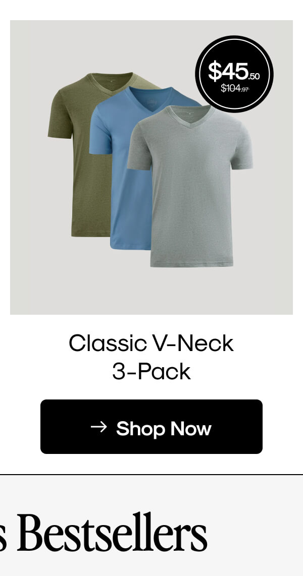 Classic V-Neck 3-Pack