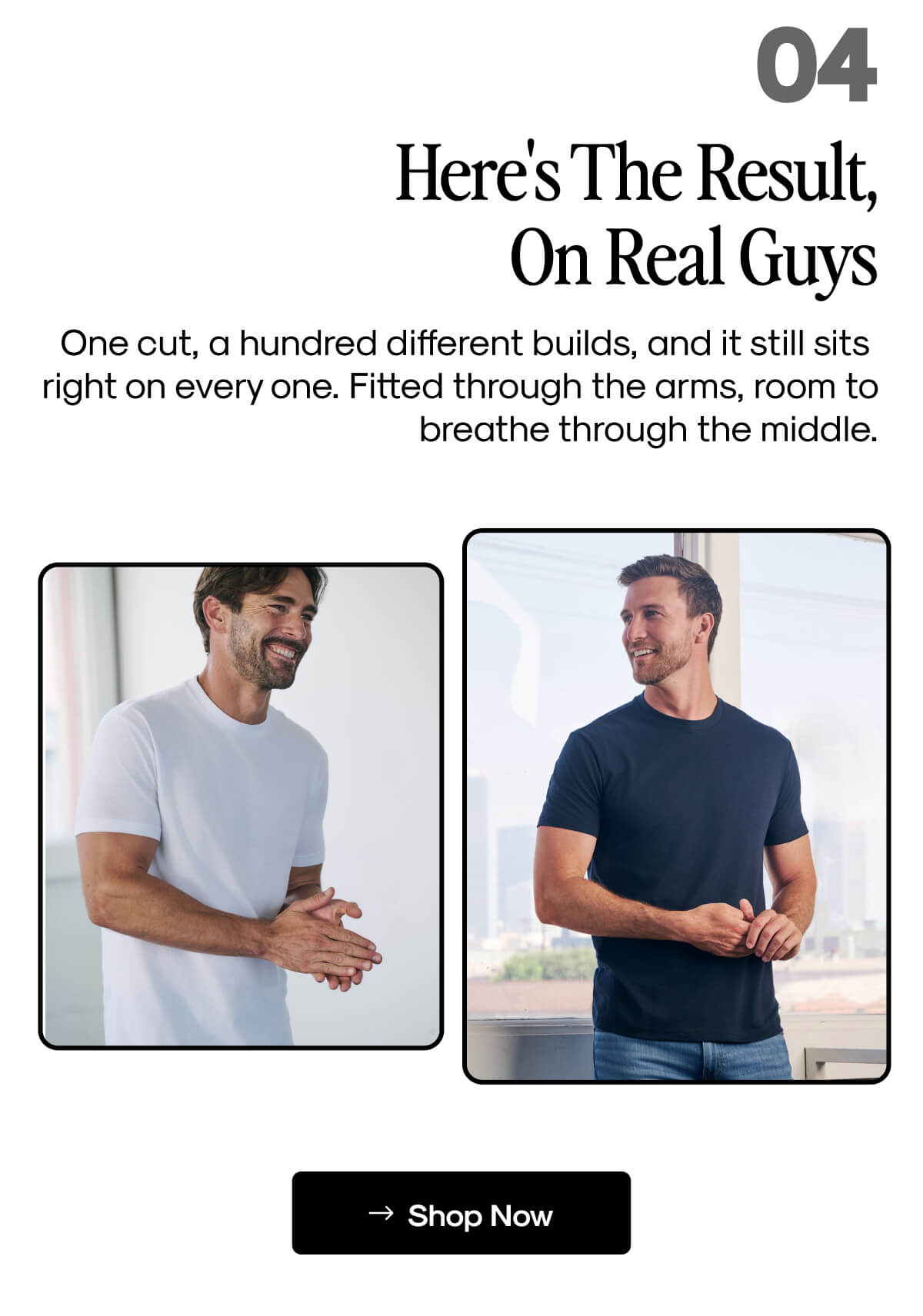 Here's the Result On Real Guys