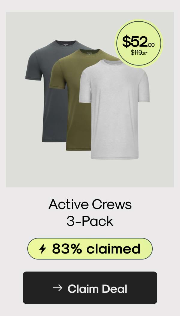 Active Crews 3-Pack