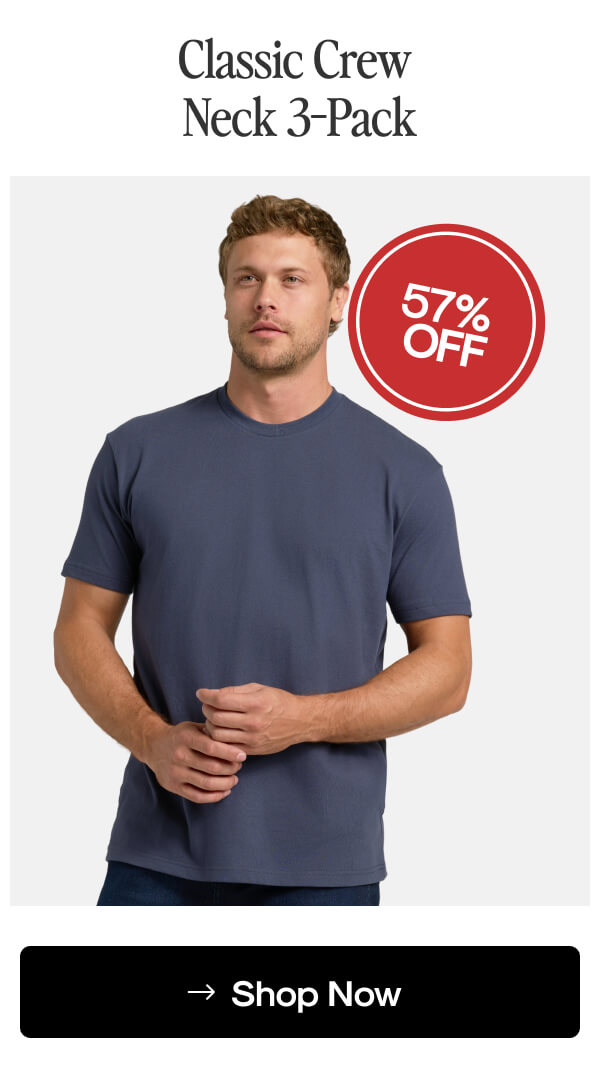 Classic Crew Neck 3-Pack