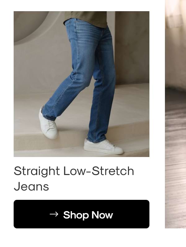 Straight Low-Stretch Jeans