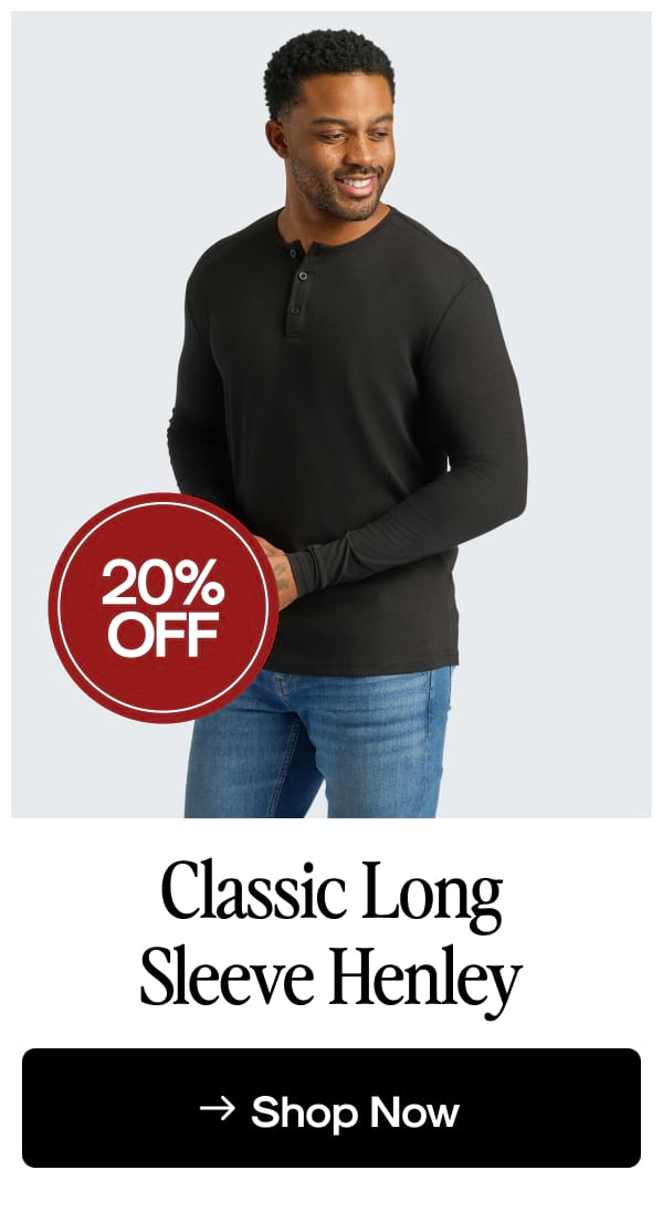 Classic Long Sleeve Henley