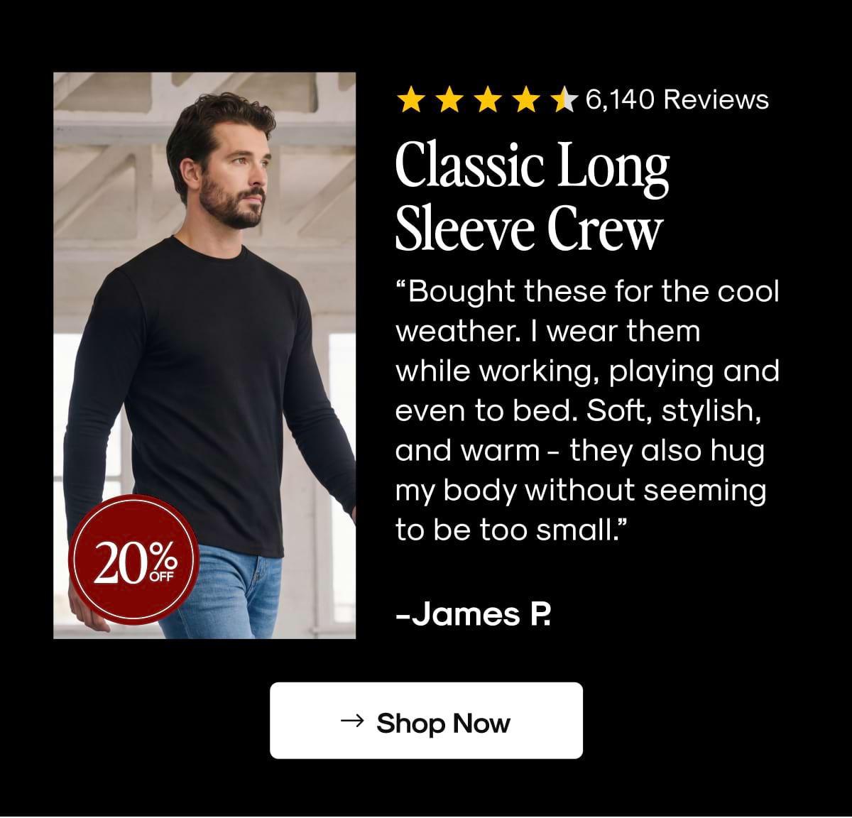 Classic Long Sleeve Crew