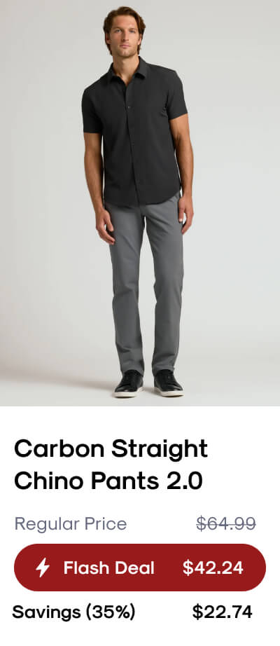 Carbon Straight Chino Pants 2.0