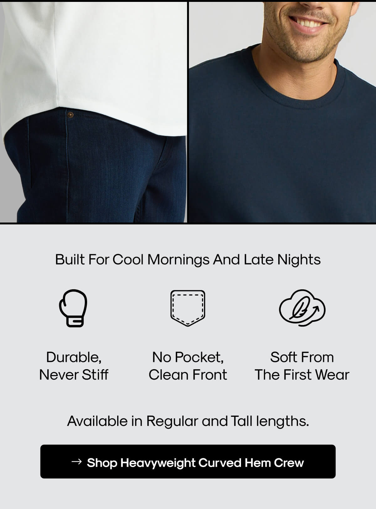 Shop Heavyweight Curved Crew