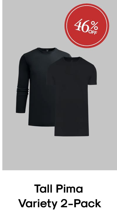 Tall Pima Variety 2‑Pack