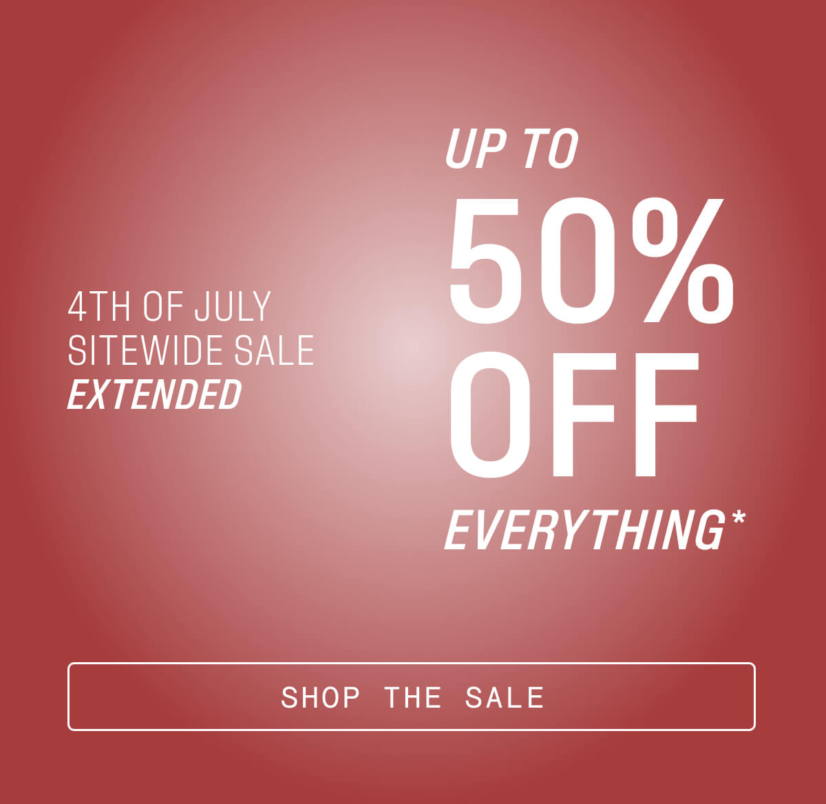sitewide sale